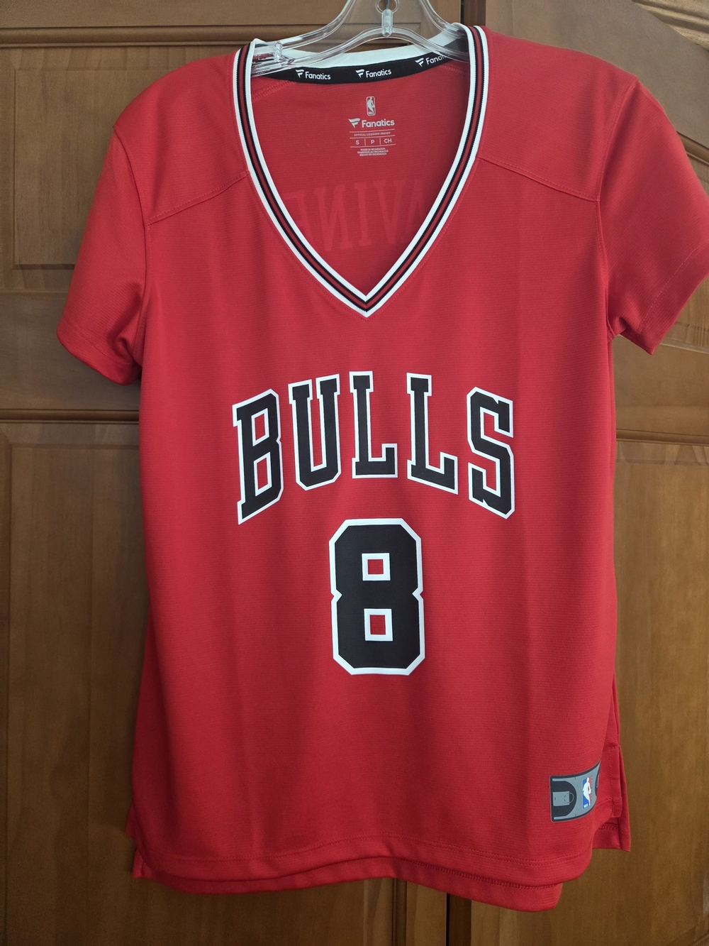 Fanatics Red Chicago Bulls #8 Women Jersey Top